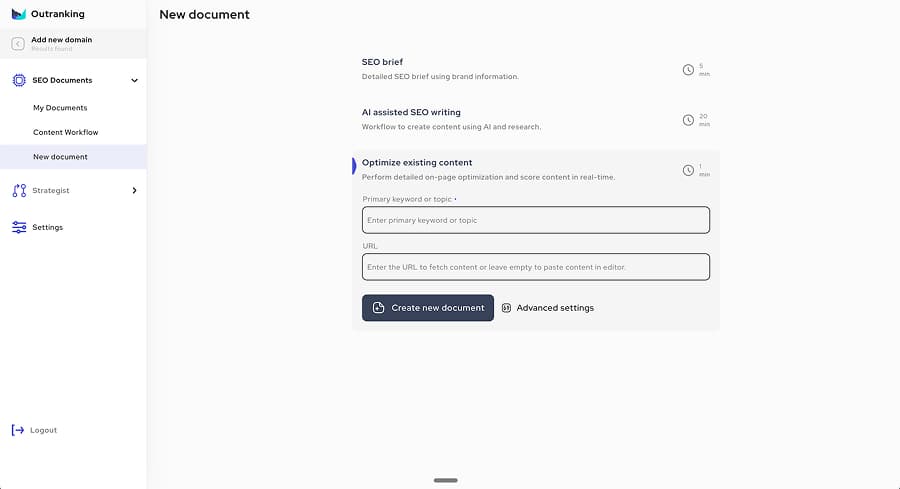 Outranking Optimize