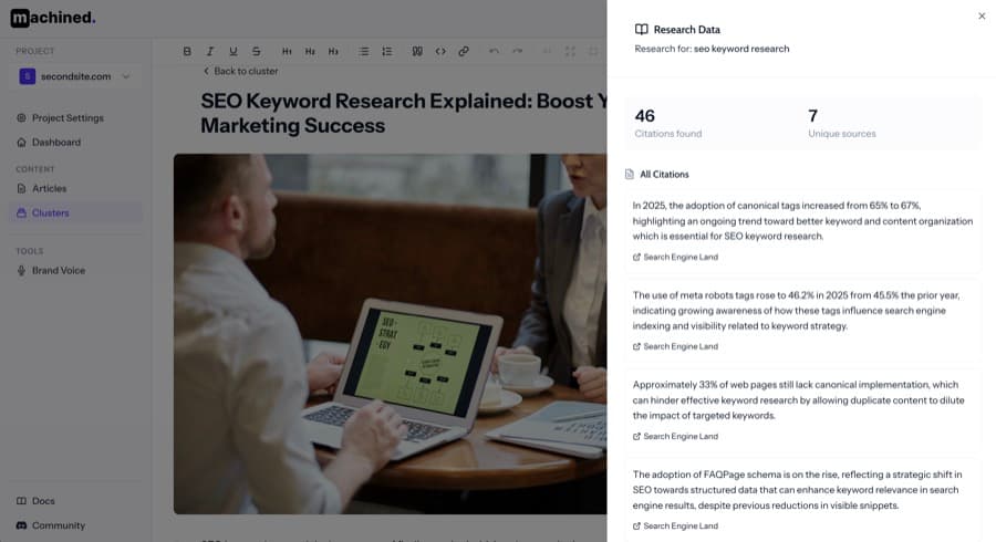 Content Built on Real Research